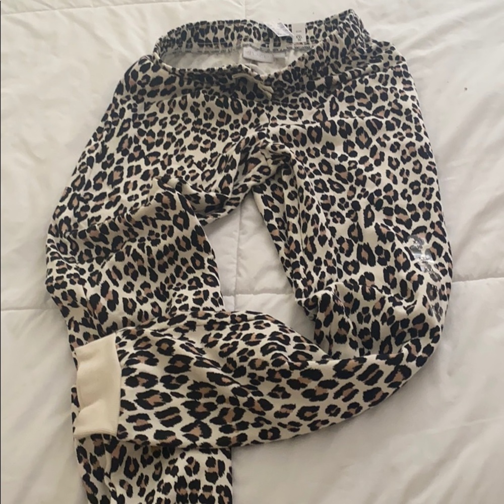 NEW WITH TAGS- leopard print sweat pants size XXL
